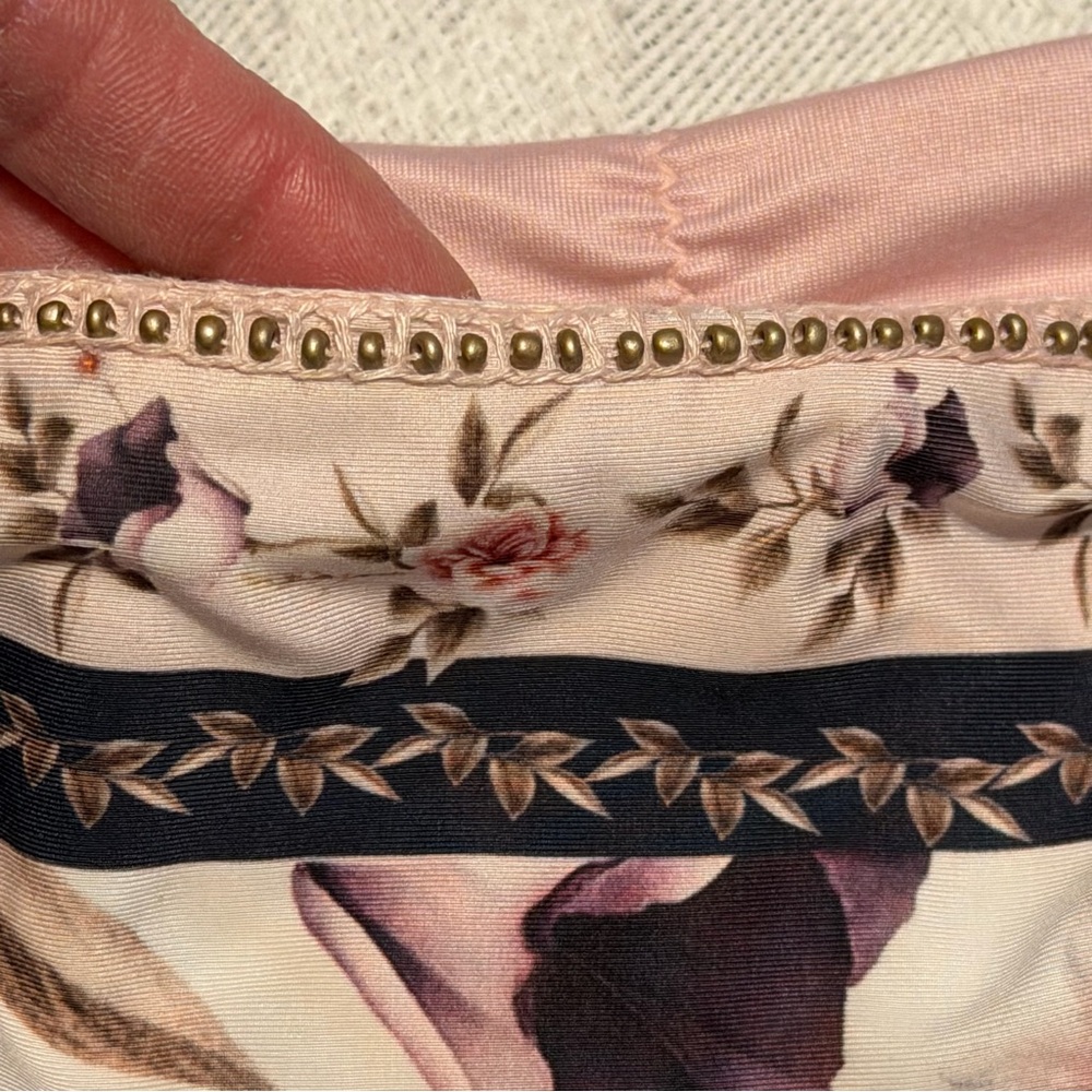 Agua Bendita two piece floral triangle teeny bikini Summer Beach pool - Picture 8 of 12